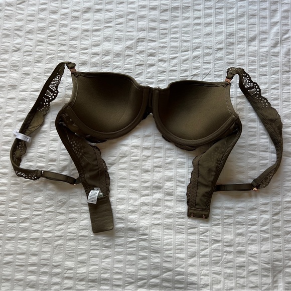 NWOT Aerie Real Power Balconette Lightly Lined Bra in Olive, 34B - Picture 11 of 15